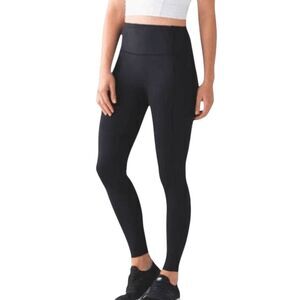 LULULEMON ATHLETICA Like Nothing 7/8 Tight In Blk Size 12
